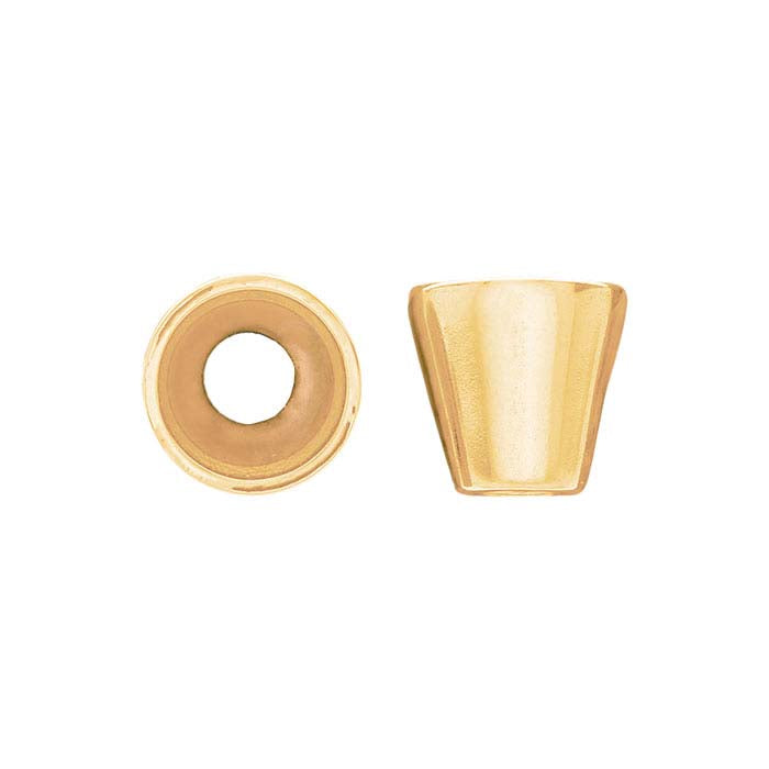 Round Tapered Tube Bezel Setting