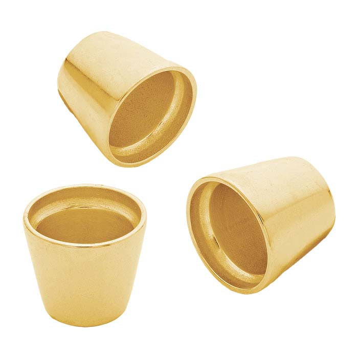 Round Tapered Tube Bezel Setting