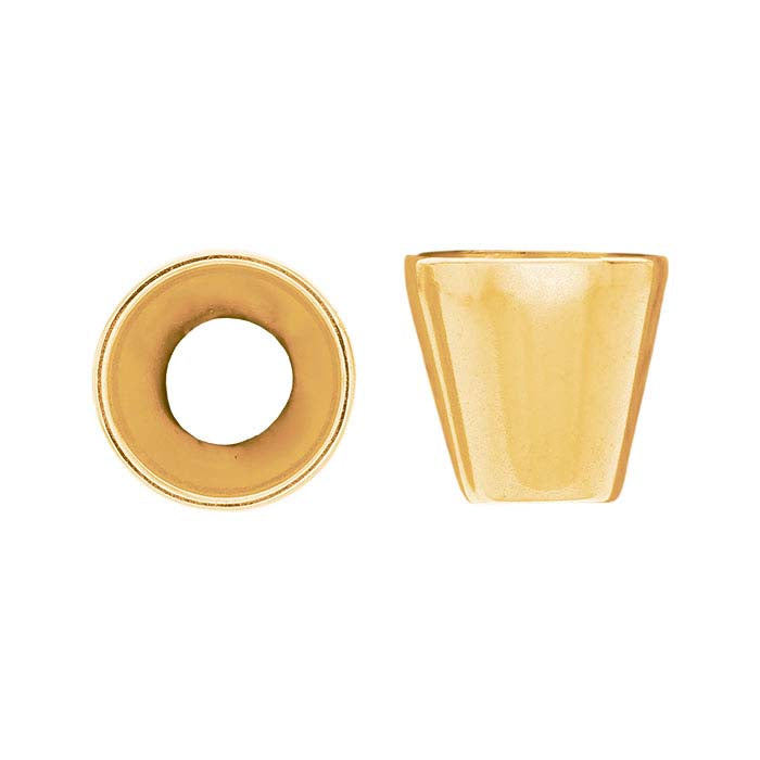 Round Tapered Tube Bezel Setting