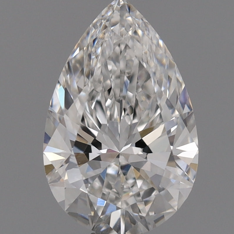 Diamante coltivato in laboratorio 1,07 ct, a pera, D, VVS2