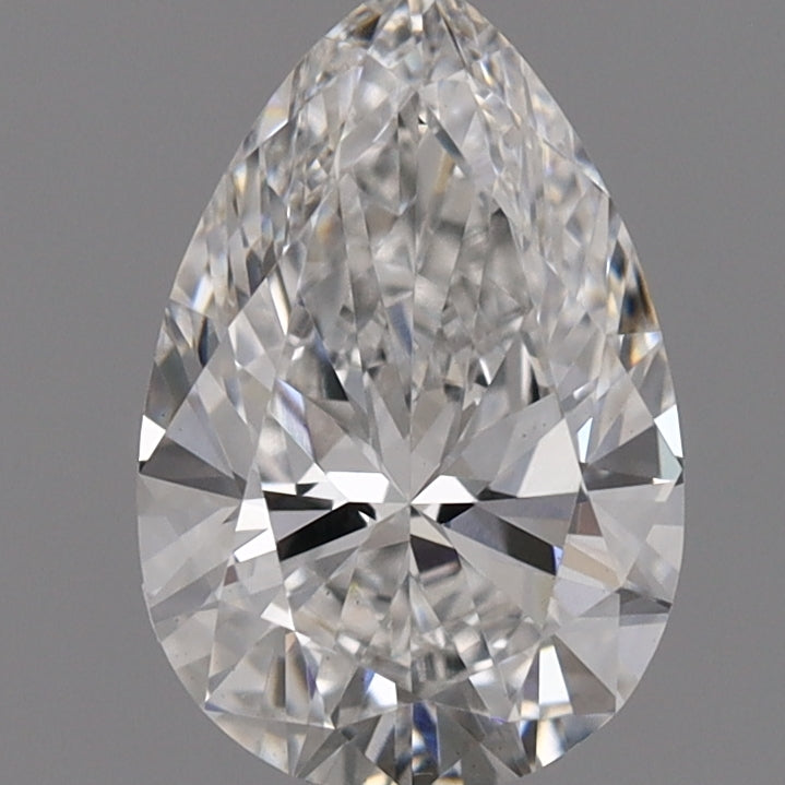Diamante coltivato in laboratorio 1,07 ct, a pera, D, VVS2