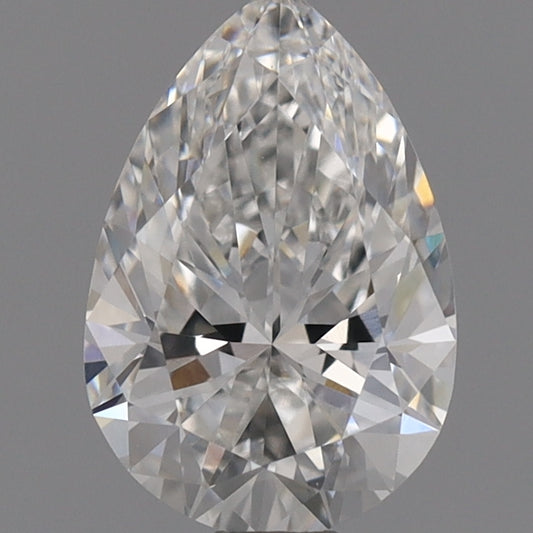 लैब-निर्मित हीरा 1.07ct, नाशपाती, E, VVS2