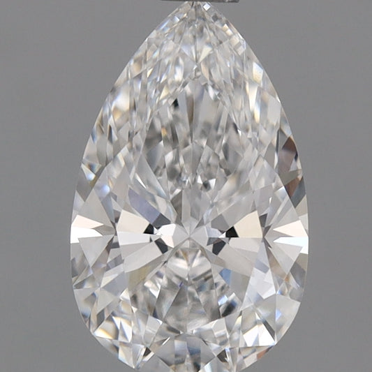 Diamante coltivato in laboratorio 1,07 ct, a pera, D, VVS2