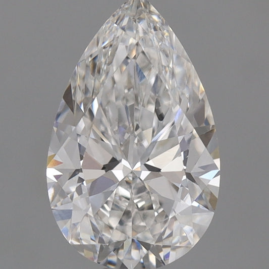 Diamante sintetico 1,08 ct, a pera, E, VVS2