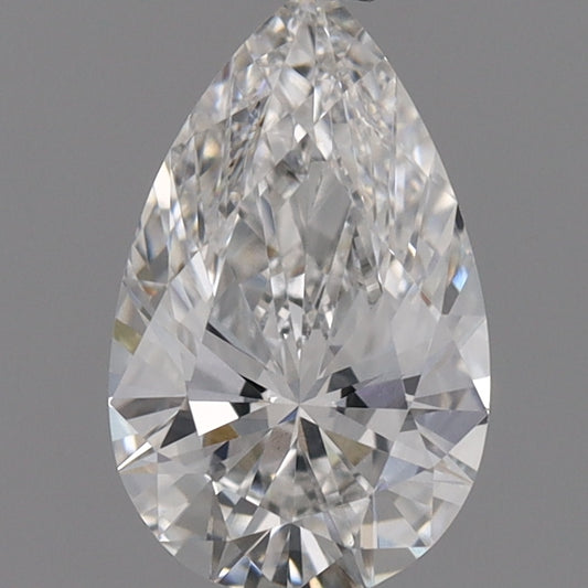 Diamante coltivato in laboratorio 1,07 ct, a pera, D, VS1