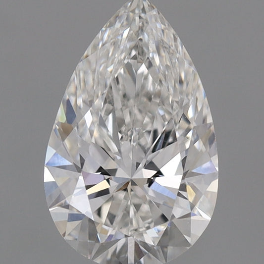 Diamante sintetico 1,05 ct, a pera, E, VS1