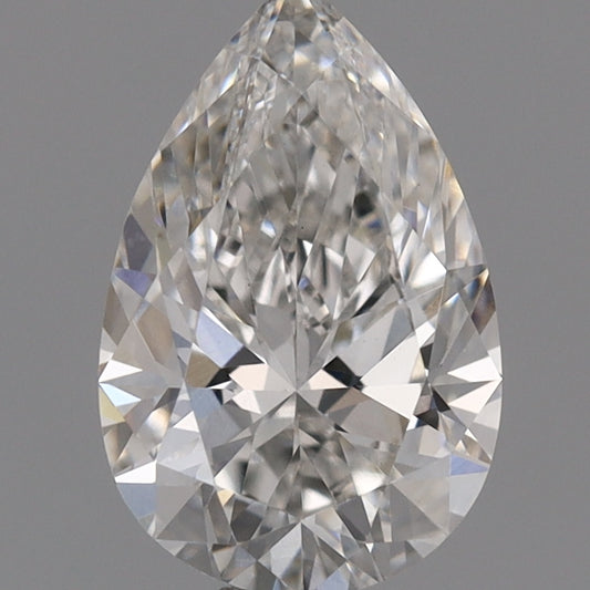Diamante coltivato in laboratorio 1,04 ct, a pera, F, VVS2