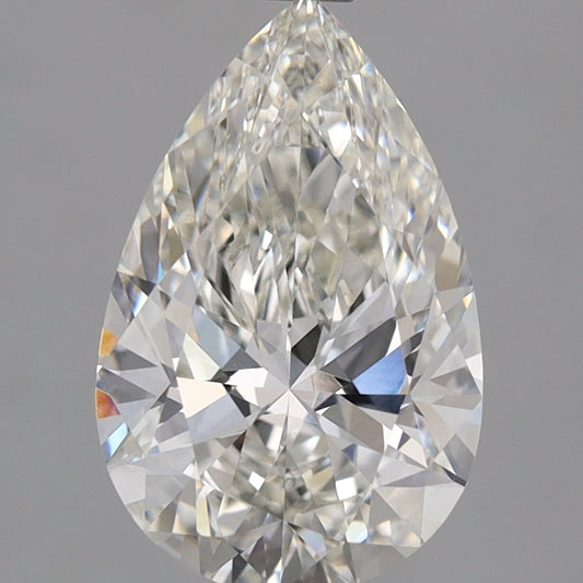 Diamante coltivato in laboratorio 1,85 ct, a pera, G, VVS2