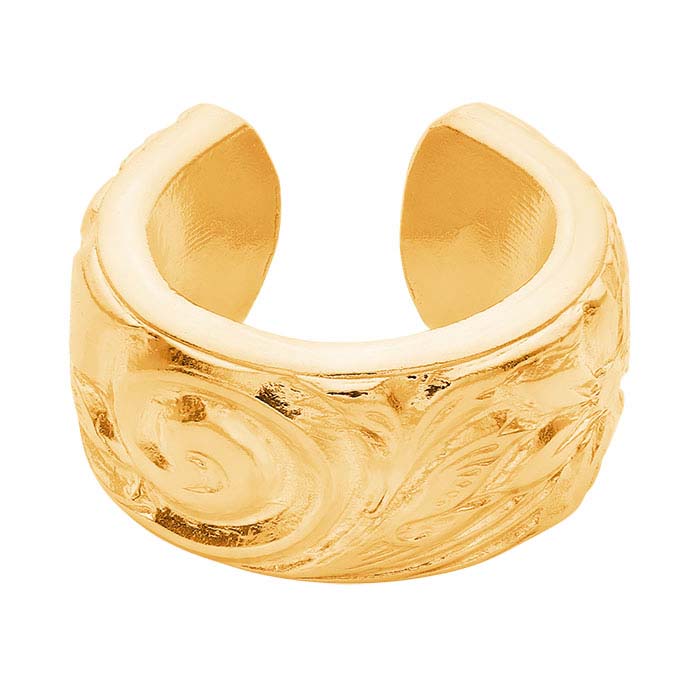 14/20 Yellow Gold-Filled Fancy Ear Cuff