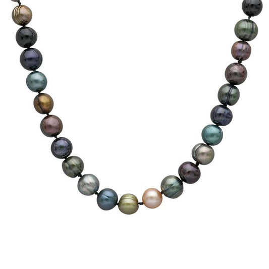Cultured 8–9mm Multi-Color Pearl Necklace