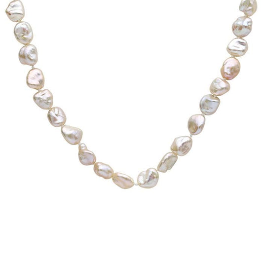 Natural 6–7mm Keshi Pearl Necklace