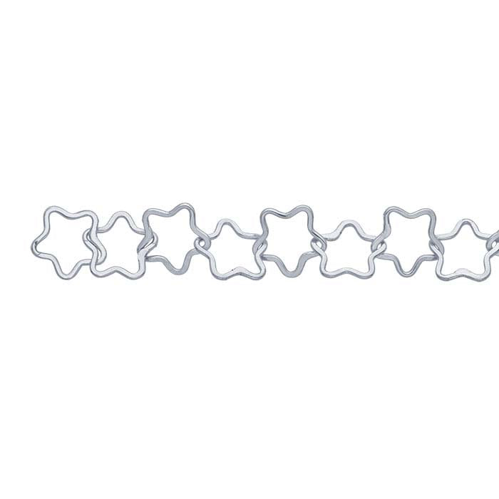 Sterling Silver 8mm Star Link