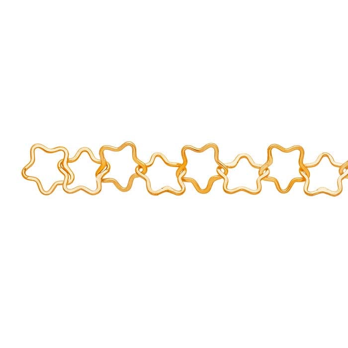 14/20 Yellow Gold-Filled 8mm Star Link Chain