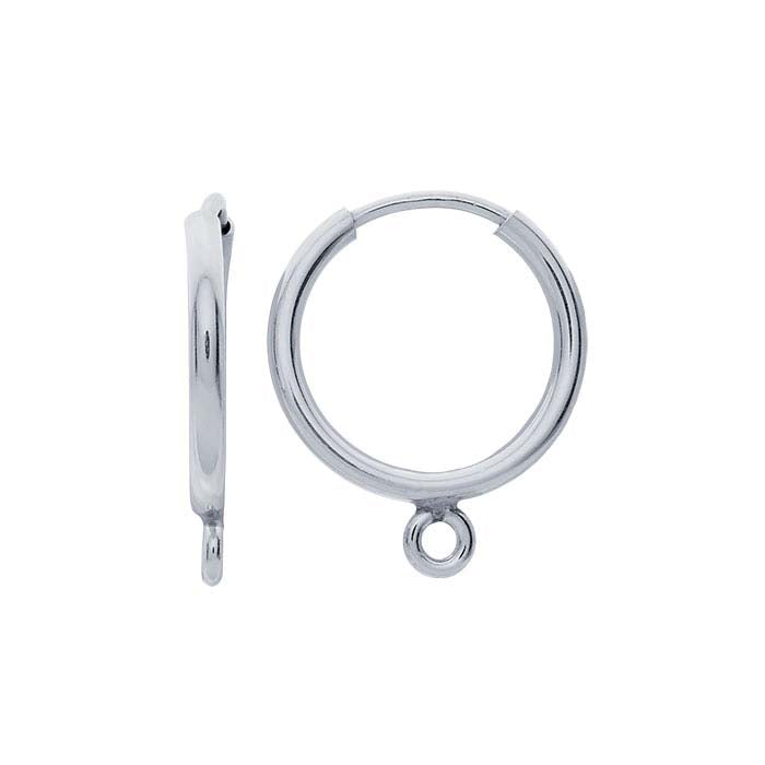 Endless Hoop Earring with Closed Ring