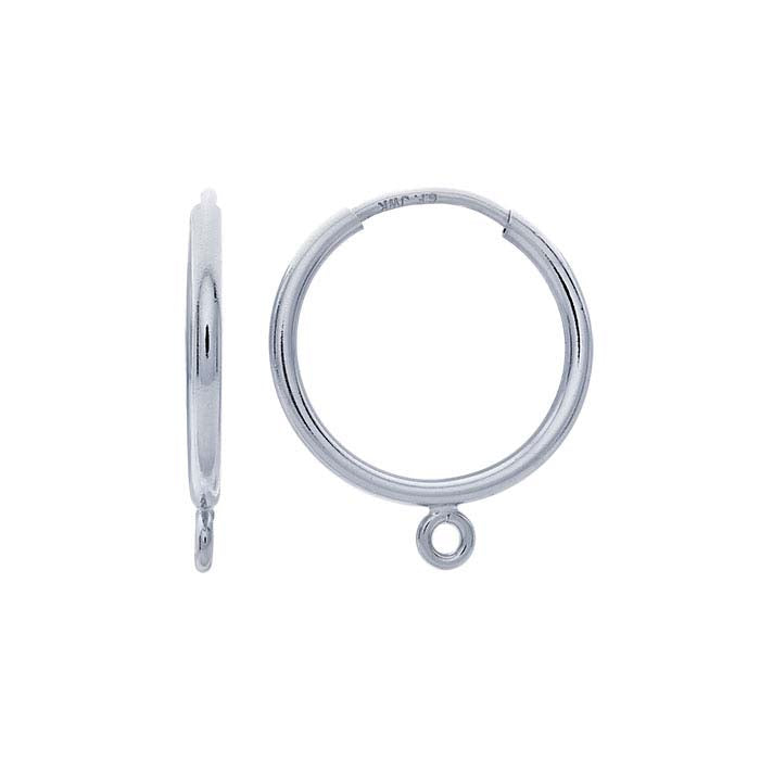 Endless Hoop Earring with Closed Ring