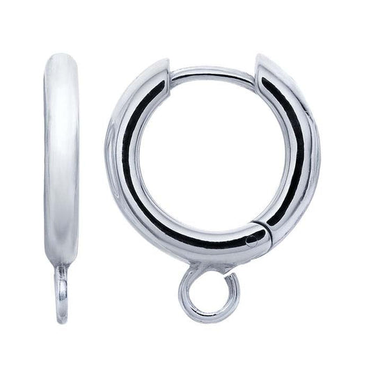 14/20 Yellow Gold-Filled 13.35mm Hoop Earring with Closed Ring