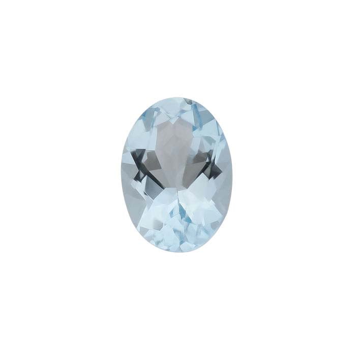 Aquamarine Oval Faceted Gemstones, AA-Grade