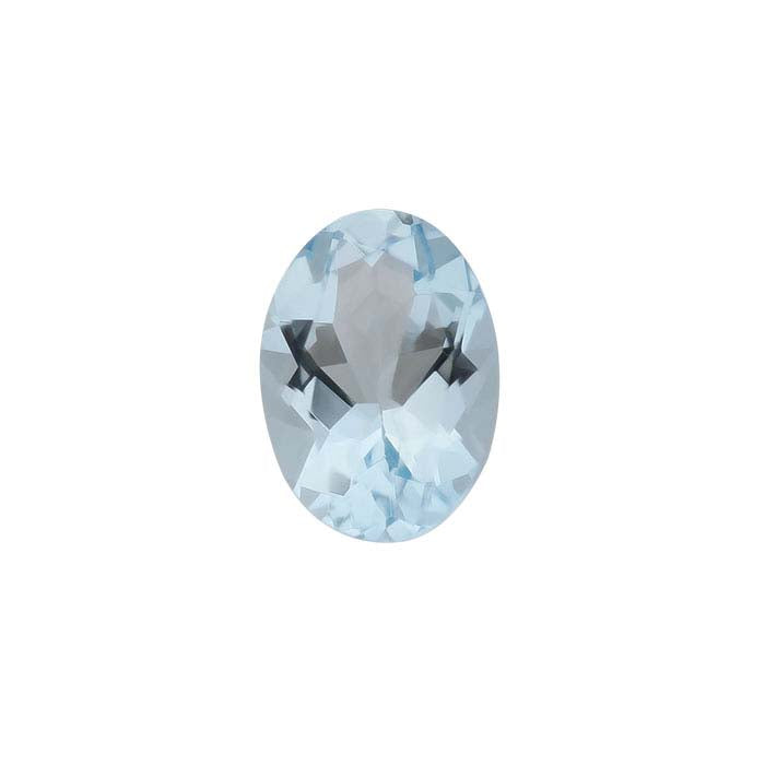 Aquamarine Oval Faceted Gemstones, AA-Grade