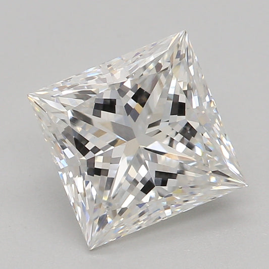 Diamante sintetico 1,28ct, Princess, F, VVS2