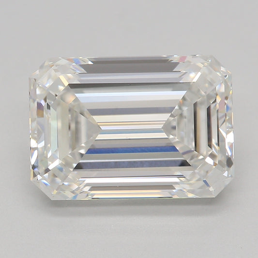 लैब-उगाया हीरा 3.32ct, एमराल्ड, E, VVS2