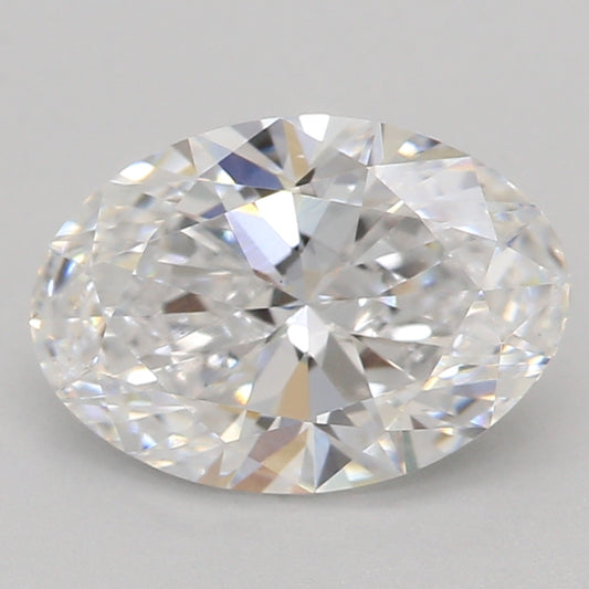 लैब-निर्मित हीरा 1.08ct, अंडाकार, D, VS1