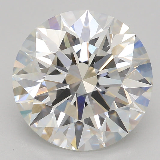 Lab-Grown Diamond 2.86ct, Round, F, VVS2