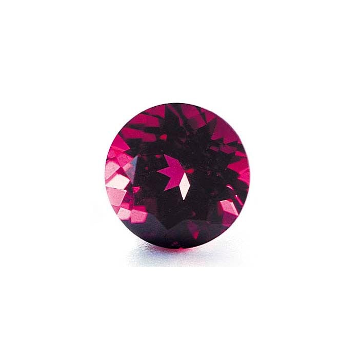 Rhodolite Garnet 4mm Round Faceted Gemstone, AA-Grade