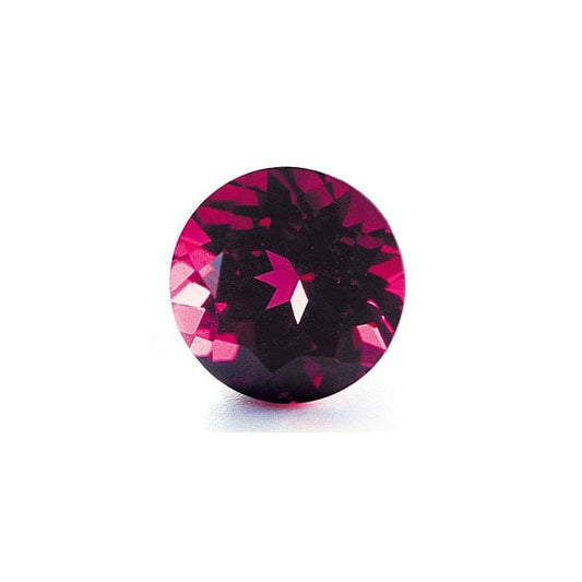 Rhodolite Granat 4mm Rund Slipad Ädelsten, AA-Kvalitet