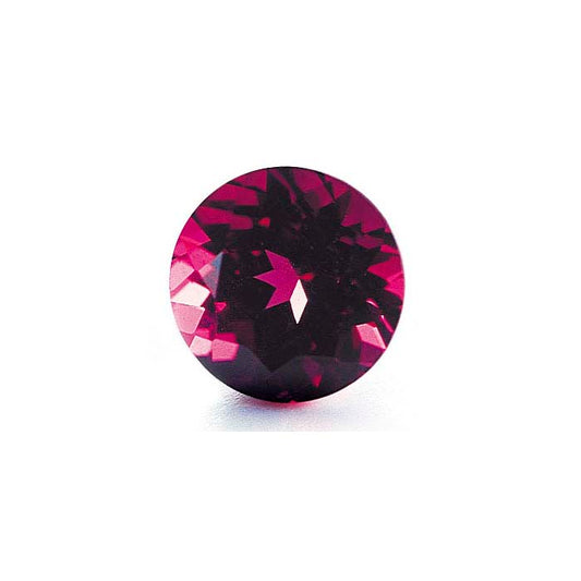 Rhodolite Granat 5mm Rund Fasetterad Ädelsten, AA-Kvalitet
