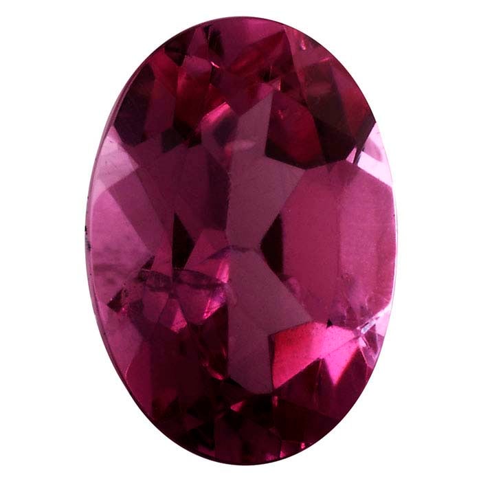 Rhodolite Granat 7 x 5 mm Oval Slipad Ädelsten, AA-Kvalitet