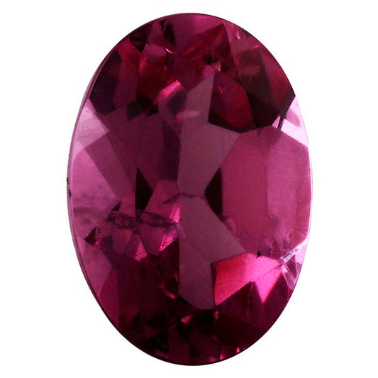 Rhodolite Granat 8 x 6 mm Oval Slipad Ädelsten, AA-Kvalitet