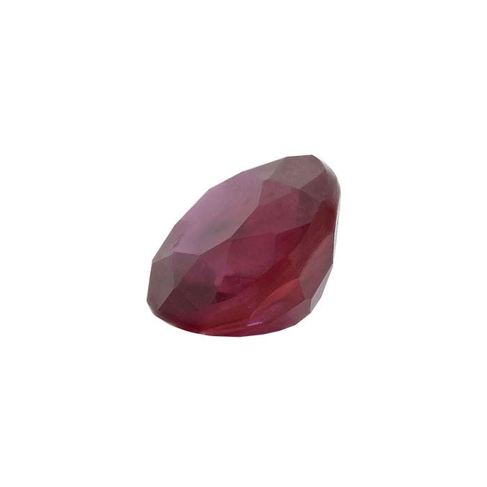 Ruby Round Faceted Gemstone, AA-Grade