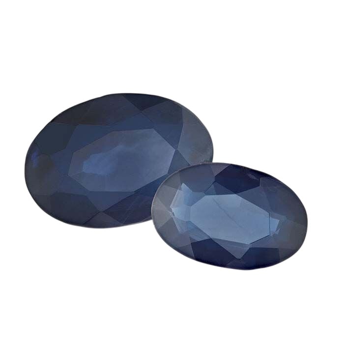 Sapphire Oval Faceted Gemstone, A-Grade