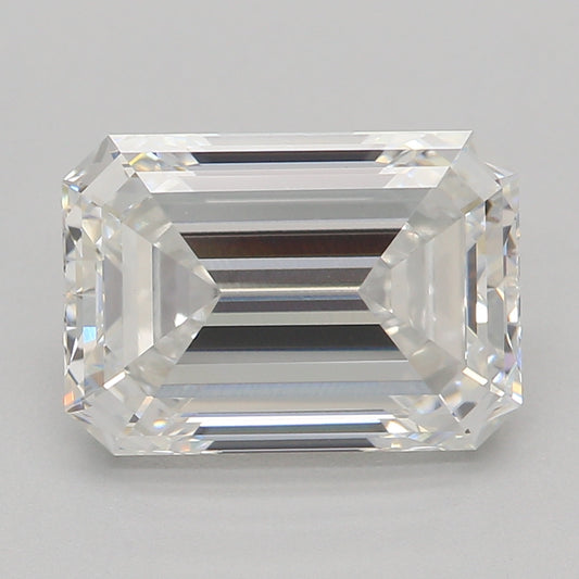 Lab-odlad diamant 2,09 ct, smaragdslipning, E, VVS2