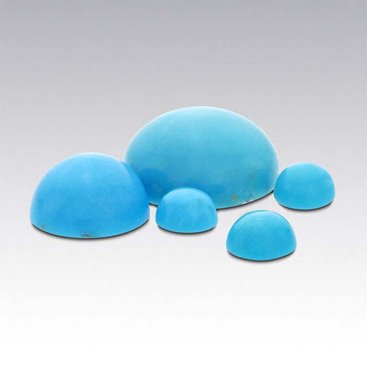 American Mined™ Turchese dell'Arizona Cabochon Rotondo 6mm