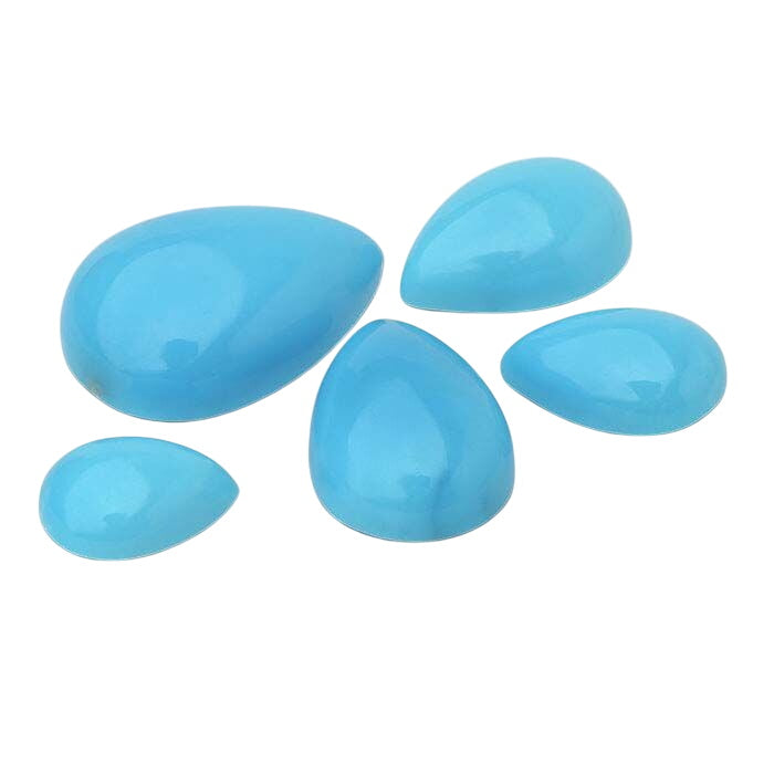 American Mined™ Arizona Turquoise Pear Cabochon