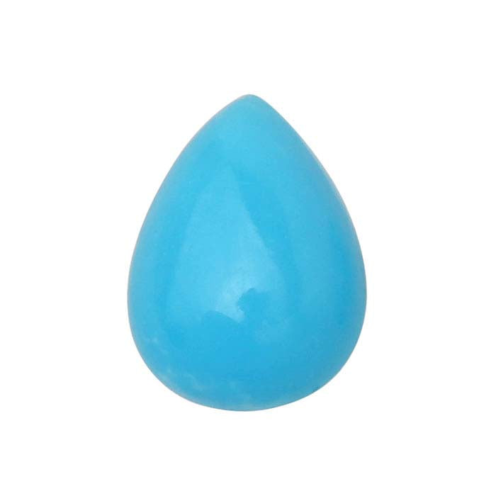 American Mined™ Turchese dell'Arizona Cabochon a pera 12 x 8mm