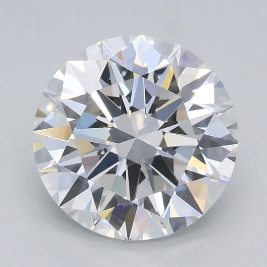 Labbod diamant 1,55 ct, rund, F, VVS2