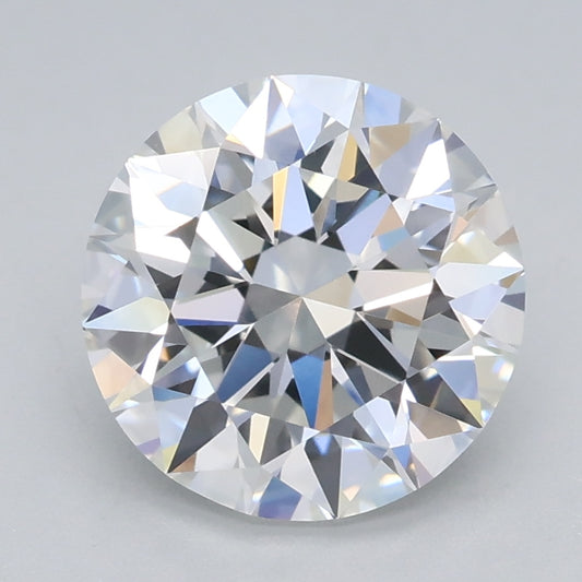 Labbod diamant 1,55 ct, rund, F, VVS2