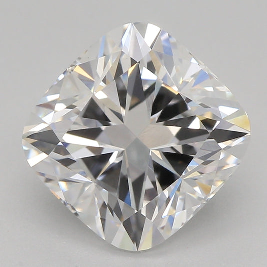 Labbod diamant 2,01 ct, kuddfasett, E, VVS2