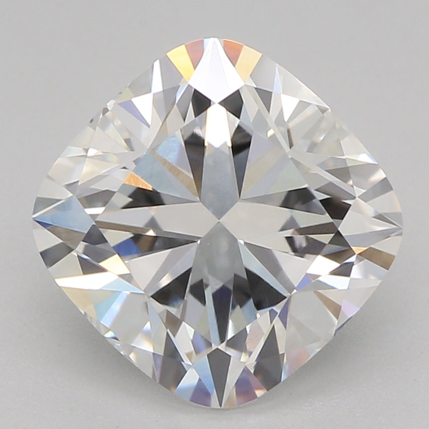 Labbodt diamant 2,03 ct, kuddfasett, E, VVS2