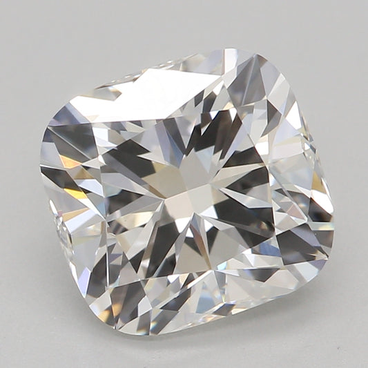 Labbodt diamant 2,03 ct, kuddfasett, E, VVS2