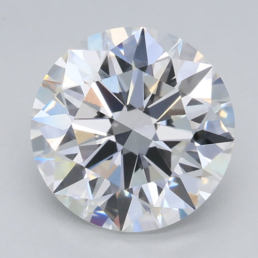 Lab-odlad diamant 2,03 ct, rund, F, VVS2