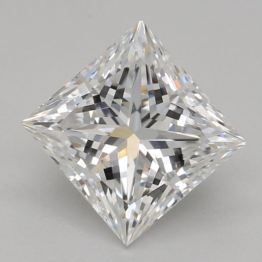 Lab-odlad diamant 1,59 ct, Princess, E, VVS2