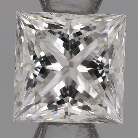 Lab-odlad diamant 0,49 ct, Princess, F, VS2