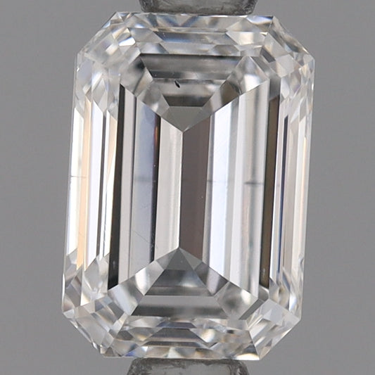 Lab-odlad diamant 1,01 ct, smaragdslipning, D, VS2