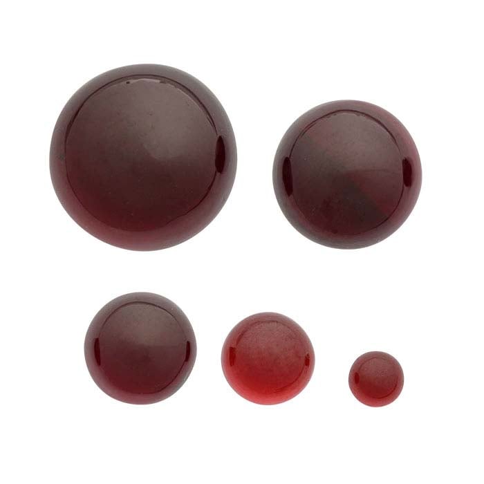 Garnet Round Cabochon