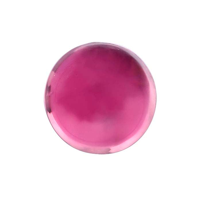 Pink Tourmaline Round Cabochon