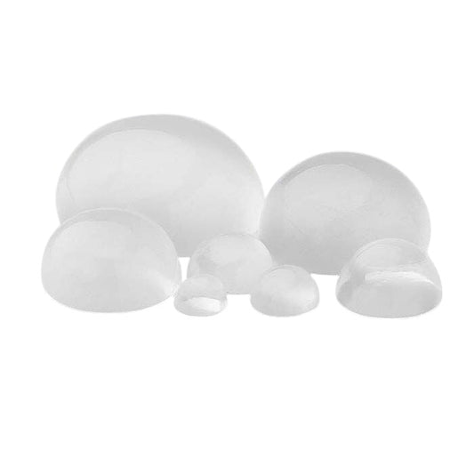 White MoonStones Round Cabochons, AA-Grade