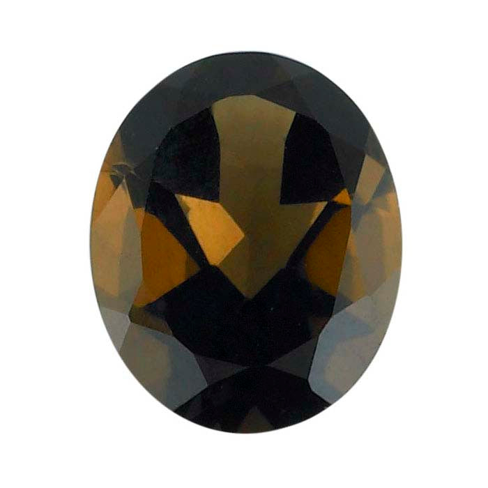 Smoky Quartz Oval Faceted Gemstones, AA-Grade
